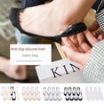 thumbnail image 4 of 4 Pairs No Show Liner Socks for Women, Low Cut Cotton Nylon Boat Invisible Hidden Sock, Non Slip Footies for Flats, Loafers, Sneakers, Breathable Lightweight Daily Wear Grey, 4 of 7