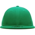 thumbnail image 2 of Solid Flat Brim Bill Fitted Baseball Cap, 2 of 6
