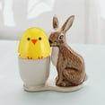 thumbnail image 4 of BEADCEST 12Ud Huevos Amarillos De Pascua En Plástico Fino Para Decorar Eventos Y Fotografías, 4 of 8