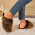 thumbnail image 6 of Achuyrbd Womens Fluffy House Slippers Plush Closed Toe Slip On Cozy Warm Indoor, 6 of 9