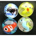 thumbnail image 3 of Under The SEA Marble Seal, Fish, Starfish, Seahorse 16Mm Handmade Art Glass Home Decor/Vase Filler Aquarium, 3 of 4