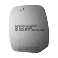 thumbnail image 3 of Fits 11-15 Nis Quest Right Passenger Convex Mirror Glass Lens with Blind Spot Detection Use existing LED w/Adhesive USA, 3 of 5