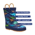 thumbnail image 3 of CoXist Kid's Waterproof Rain Boots with Easy Pull Handles for Boys (Little Kid & Toddlers), 3 of 7
