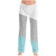 thumbnail image 2 of TaTaai Women's Full Length Two-Tone Pants, Elastic Waist, Drawstring Pockets, Fashion Casual Style, Yoga Sport Daily Use Gift, 2 of 7
