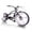 Black, variant on Tracer Raptor Pro DS 26" Electric Bike, 800W Rear Motor, 30mph, Up to 65 Miles, 5-level PAS, 48V/20Ah, for Men, Red