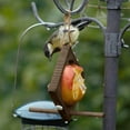 thumbnail image 6 of Clearance! Upgraded Fruit Bird Feeder for Outdoor Garden Hanging Apple Orange Feeder with Hanging Rope Handmade Nature Oriole Bird Feeder Gift for Bird Lovers Balcony Backyard Window Tree Decor, 6 of 9
