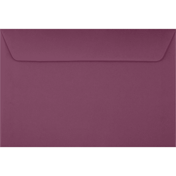 LUXPaper 6 x 9 Booklet Envelopes, Vintage Plum, 50/Pack