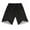 Black/white, variant on Men\'s 7" Reversible Basketball Shorts Long Mesh Sports Shorts Double Sided-black/red-M