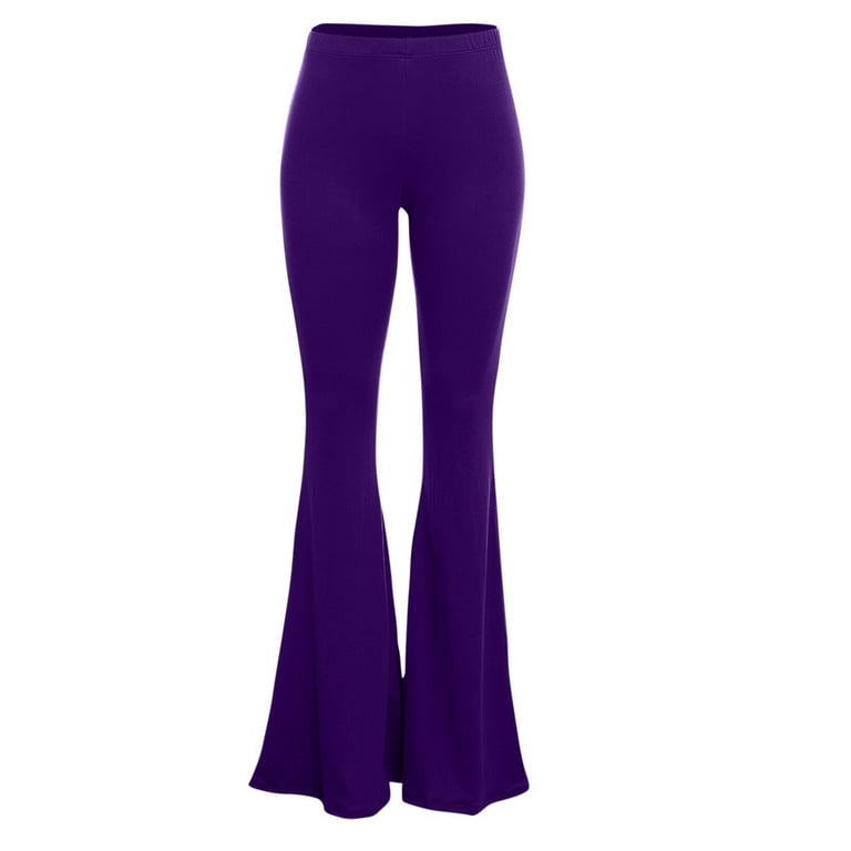 Purple yoga pants outfit best sale