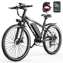 Electric Bike for Adults 26” 750W E-Mountain Bike 48V 10AH UL2849,Lockable Suspension Fork Free car lock,Unisex