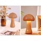thumbnail image 3 of Mushroom Lamp For Bedroom, Portable Dimmable Bedside Lamp With USB Charging, Cordless Wooden Nightlight, Mushroom Table Lamp For Home Decor (Medium), 3 of 4
