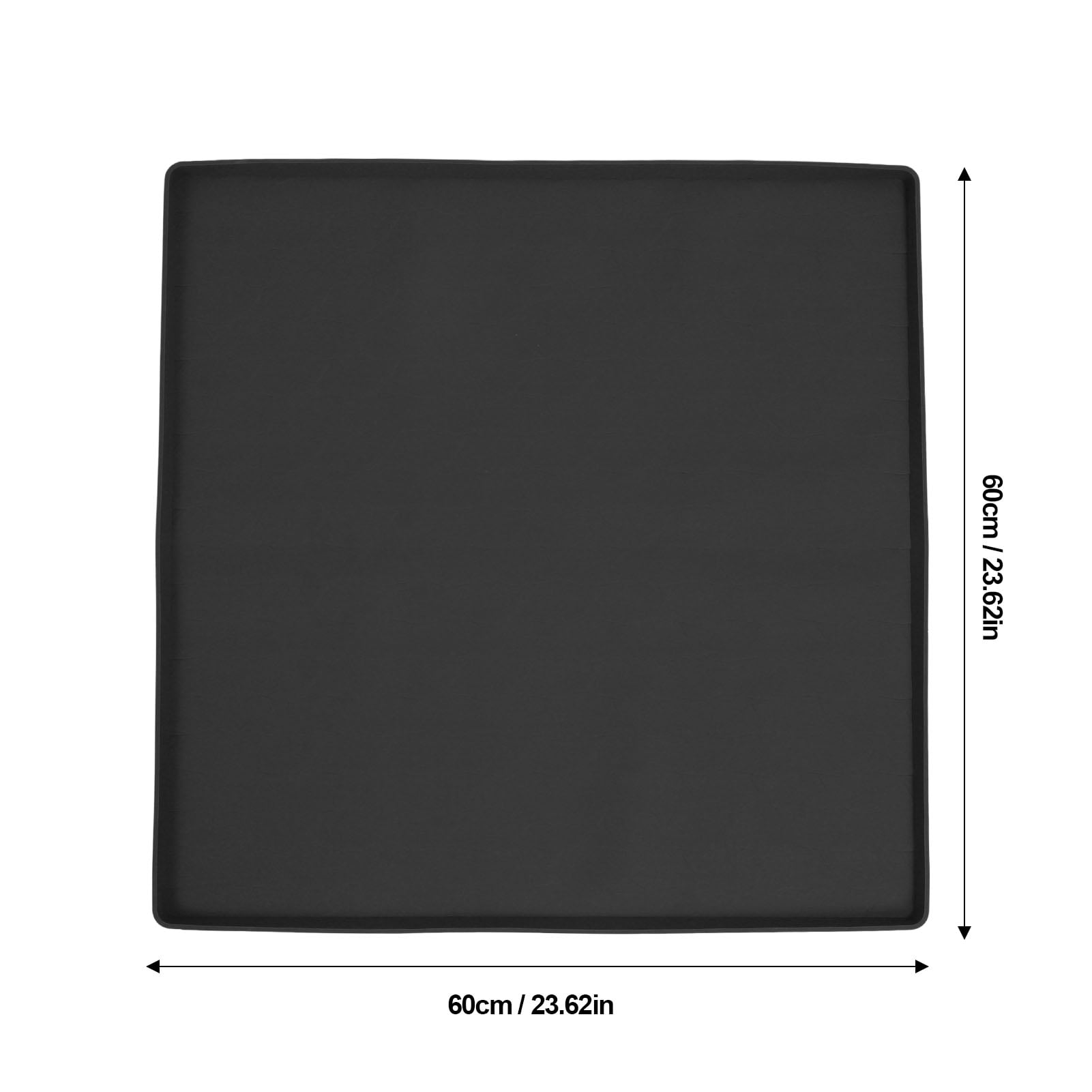 Dryer Top Protector Mat Washing Machine Top Protector, Water Proof Washer and Dryer Top Cover for Laundry Room Black