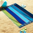 thumbnail image 2 of Large Oversized Jacquard Premium Long-Staple Cotton Beach Towel , 34" x 64", Sea Shells by Blue Nile Mills, 2 of 5