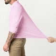 thumbnail image 6 of Stretch Dress Shirts for Men Long Sleeve Stretch Button Down Shirts Slim Fit Formal Business Shirts for Office and Events 2026 Pink XL, 6 of 6