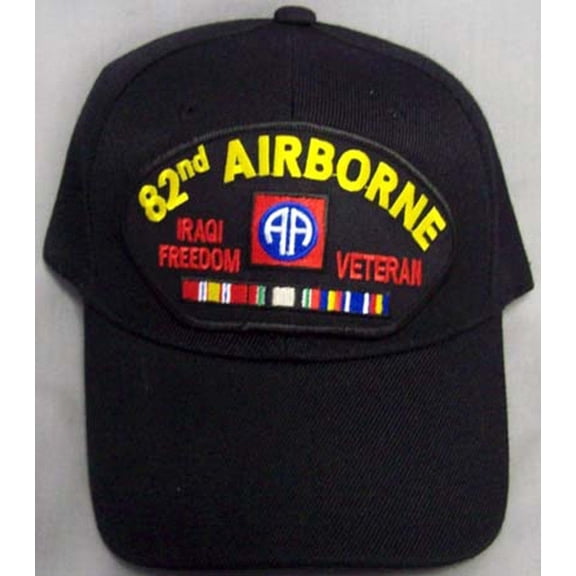 82nd Airborne Iraqi Freedom Military Baseball Caps Hats  Embroidered - Uni-Sex Style --FREE  USA  Shipping--  (7506AB11)