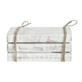 thumbnail image 2 of VHC Brands Risen Collection 4” Faith Above All Else Whitewash Faux Book Stack Figurine, 2 of 3