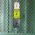 thumbnail image 2 of Signs ByLITA Portrait Round Pay & Display Parking Ticket Required ABS Plastic | Laser Engraved | Easy Installation | Elegant Design Sign (Ivory/Dark Brown) - Small, 2 of 7