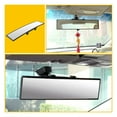 thumbnail image 3 of 11.22" Large Rear View Mirror For Interior Universal Panoramic Convex Rearview Mirror Clip On Rear View Mirror To Reduce Blind Spot, 3 of 9