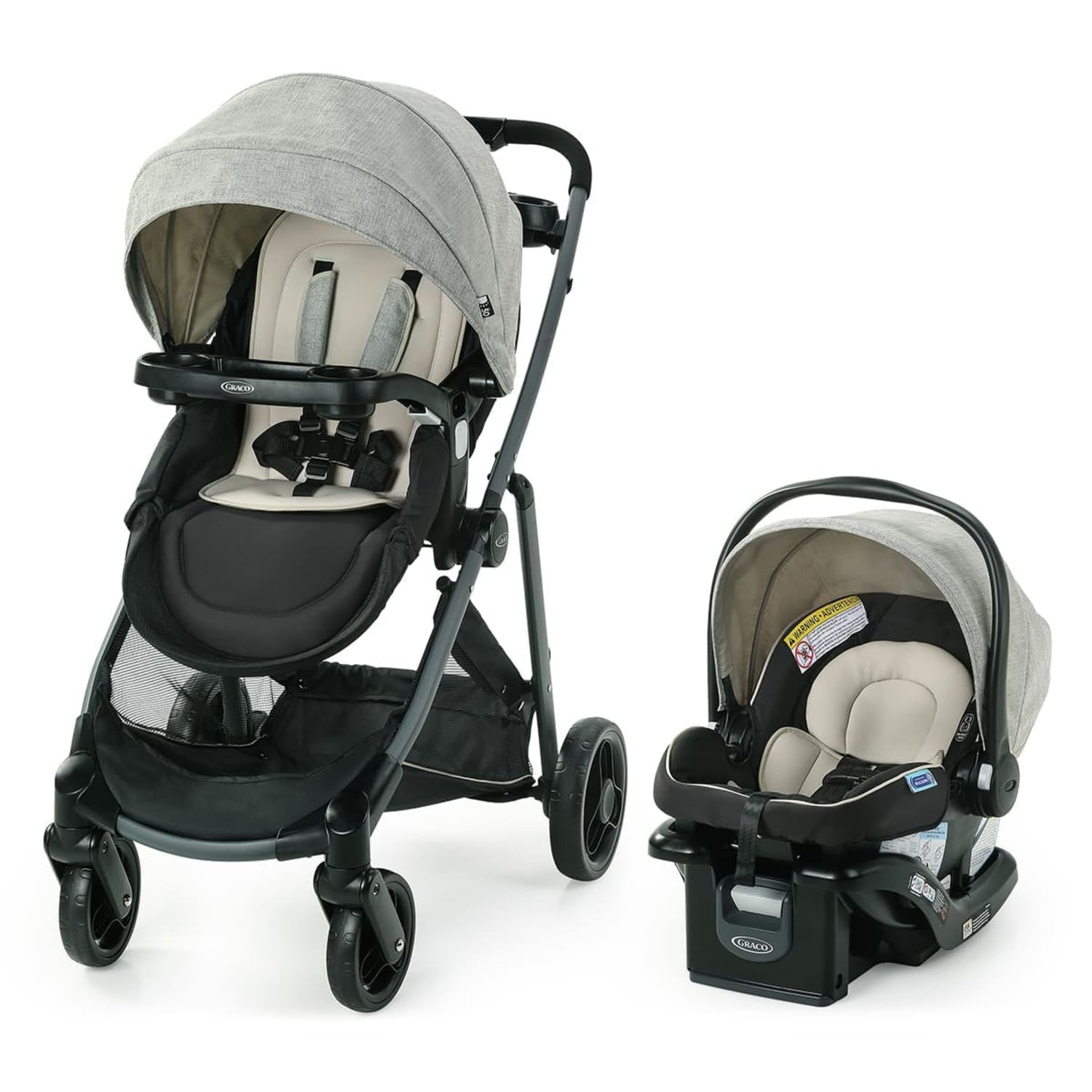 Graco Modes Element LX Travel System, Lynwood, Brown