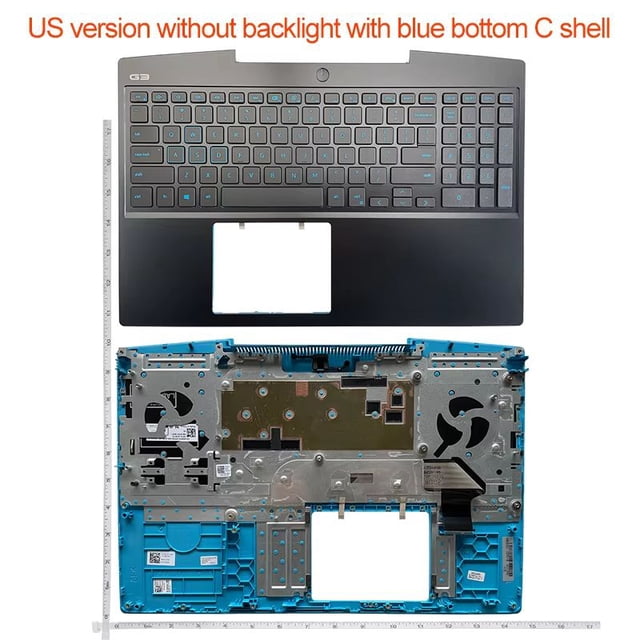 Nouveau pour Dell Series G3 3590 3500 Étui Supérieur LCD/couvercle de Lunette/étui Supérieur Palmier/clavier de Base Inférieur Sans Rétroéclairage 1