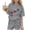 Gray, variant on BFHHYA Girls 4th of July Sets 2-Piece Outfit Bow Print Short Sleeve Shirts Elastic Waist Shorts Youth Casual Loose Set 3-15 Years