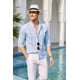 thumbnail image 4 of Playa De Guayabera Cubana Camisas Casual Para Hombre, 4 of 8