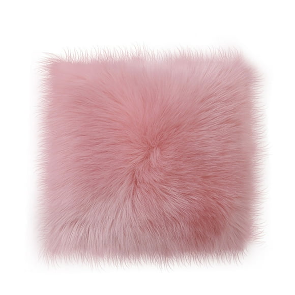 Taie d'Oreiller de Décoration de Chaise Moderne Carrée en Tissu Peluche Rembourrage de Qualité Douce et Agréable pour la Peau Support Décoratif pour Chaise Sofa