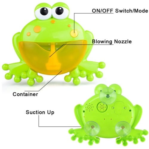 frog that makes bubbles in bath