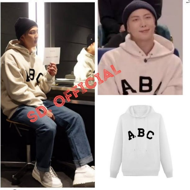 Chamarra sudadera con capucha Jumper BTS RM ABC foto gratis BTS