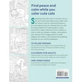 thumbnail image 7 of Stress Relief Cat Coloring Book: Calming and Adorable Designs for Adults, (Paperback), 7 of 7