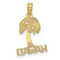 thumbnail image 4 of 14k Yellow Gold Hawaii Palm Tree Pendant Necklace Measures 23.1x12.8mm Jewelry Gifts for Women, 4 of 4