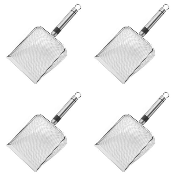 Stainless Steel Garden Soil Sifter with Handle – Large Sifting Surface, Heavy-Duty Compost Sifter for Gardening, Potting Soil, Sand, and Mulch – Ergonomic Grip & Rust-Proof Design