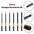 thumbnail image 6 of 1Pc Hexagon Screwdriver Bit Quick Change Driver Power Drill Length 100Mm, 6 of 7