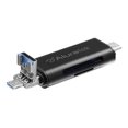 thumbnail image 3 of Aluratek AUCRC300F - Lecteur de Carte (SD, microSD) - micro USB 2.0 / USB 3.1 / USB-C, 3 of 6