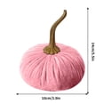 thumbnail image 2 of Gqtwoy Velvet Pumpkin 10cm - Fall Decorations for Halloween, Weddings, Thanksgiving - Realistic Plush Foam Pumpkins, DIY Centerpieces & Table Scatters, Reusable Elegant Accents, 2 of 6