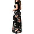 thumbnail image 2 of Summer Dresses for Women 4th of July Dresses Casual Floral Print Maxi Dresses Plus Size Sun Dresses Wedding Guest Dresses with Pockets Shermie, 2 of 6
