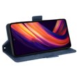 thumbnail image 5 of Case for Motorola Edge 30 Ultra Cover Adjustable Detachable Card Holder Magnetic closure Leather Wallet Case - Blue, 5 of 5