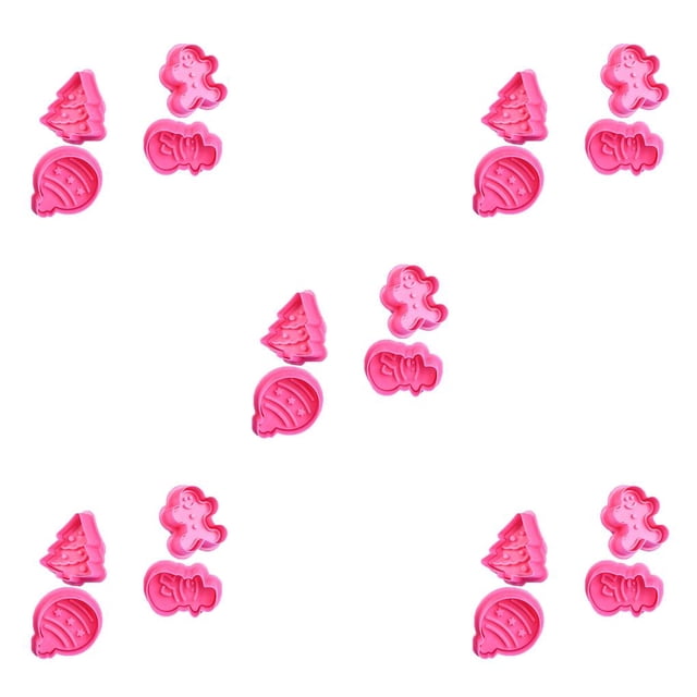 Moldes para Pasteles Moyic 4 Piezas ABS Rosa