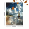 thumbnail image 3 of Qisvanset 12x16 Inch Cloud Landscape Canvas Wall Art, Classic Vintage Scenery Minimalist Farmhouse Home Decor, 3 of 8