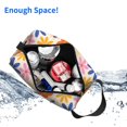 thumbnail image 6 of Goofa Groovy Daisy Flowers Printed Toiletry Bag with Handle,Large Capacity Travel Makeup Cosmetic Bag for Women, Carry on Airport Airline Compliant Bag, 6 of 9