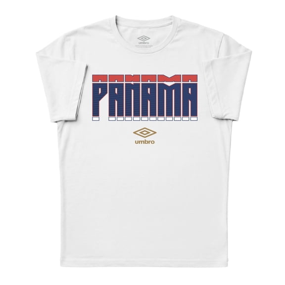 Umbro Men's Panama Stacked Soccer T Shirt (White, S-XXXL)