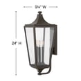 thumbnail image 7 of Hinkley Lighting - Three Light Wall Mount - Jaymes - Three Light Outdoor Large, 7 of 7