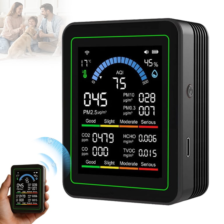 10 in 1 Portable Smart Air Quality Tester Air Quality Monitor