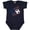 Navy, variant on Inktastic Soccer Ball, Net with American Flag Colors Boys or Girls Baby Bodysuit
