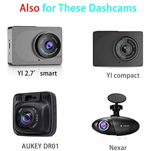 Suction Cup Mount for Yi Dash Cam 2.7', Uniden Dashcam, Black Box G1w Dash  Camera etc, Hold Tightly Removeable Easy to Install and Stand Heat, 2 Pcs