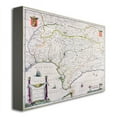 thumbnail image 3 of Trademark Art 'Map of Andalusia, Spain' Canvas Art, 3 of 3