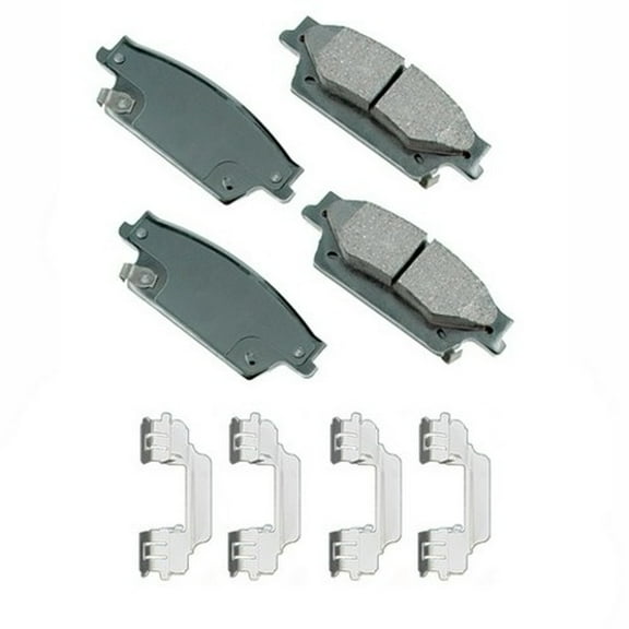 Akebono PRO-ACT Ultra-Premium Brake Pad Set, Ceramic Fits select: 2006-2007 CADILLAC CTS-V, 2005-2011 CADILLAC STS