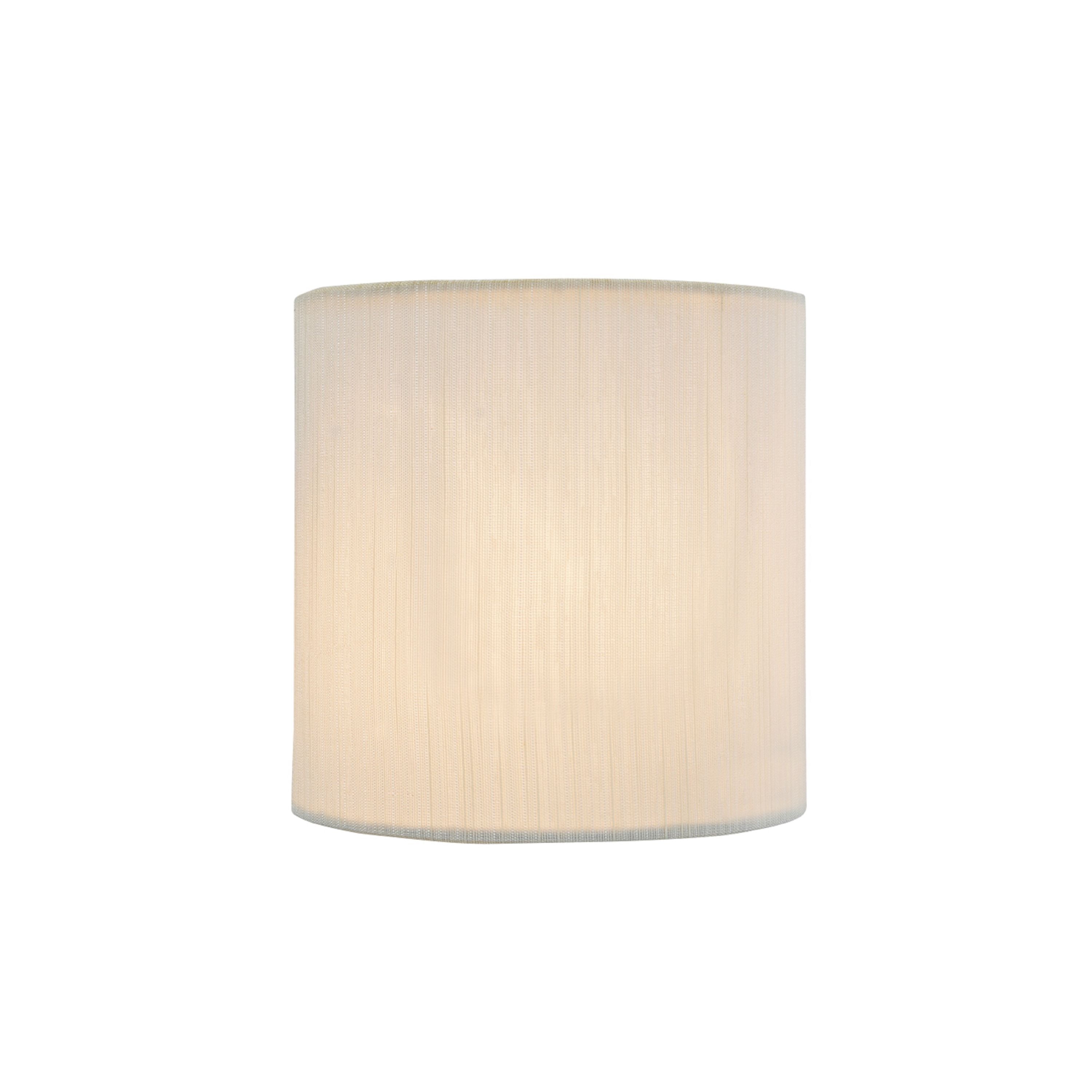 Aspen Creative 31192 Transitional Drum (Cylinder) Shaped Clip-On Construction Lamp Shade in Eggshell, 5" wide (5" x 5" x 5")