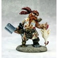 thumbnail image 2 of Gruff Grimecleaver Dwarf Pirate Cook Miniature 25mm Heroic Scale Dark Heaven Legends Reaper Miniatur, 2 of 2