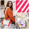 thumbnail image 6 of Case for iPad Mini 7 2024/Mini 6 2021 8.3 inch 7th/6th Gen, 360 Rotating Stand Handle Shoulder Strap Heavy Duty Shockproof Cover, Rainbow Red, 6 of 7